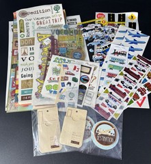 VTG Scrapbook Stickers All Loose Complete Sheets School Art Teacher Lot 300+