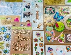 250+ Stickers | Animal Bird Aquarium SEA LIFE Creatures Floral Insect MXD Themes