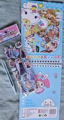 Mini Scene Sticker Book 3D Cartoon DIY Scrapbook Journal Stickers