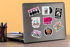 PINK FLOYD VARIETY DIE CUT VINYL 50 CT STICKER PACK