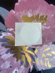 Vintage SMALL foiled Stars Sticker Module 1×1 Inches