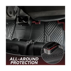 YITAMOTOR Gen2 Floor Mats Fits for 2014-2021 Toyota Tundra CrewMax Cab (with …
