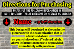40 CUSTOM Bakery STICKERS 2″ LABELS ROUND Small Business Food SCRATCH RESISTANT
