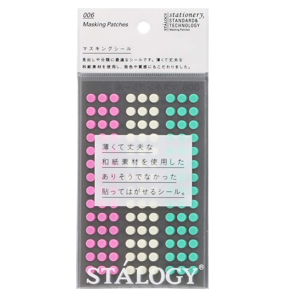 Nitoms STALOGY Round Sticker 5mm Shuffle Ice S2224