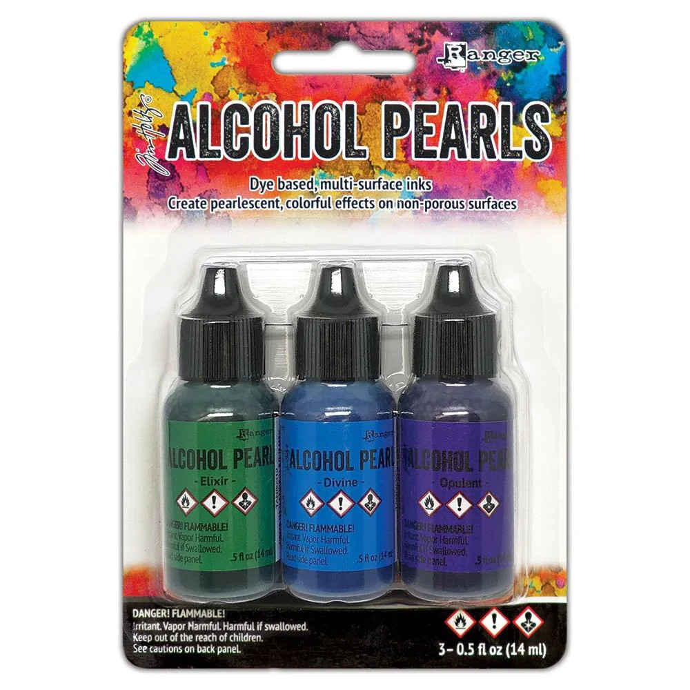 RANGER ALCOHOL PEARLS – 3 COLORS – DEVINE, EILXIR, OPULENT – 2 PKGS