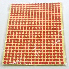 6mm Round Sticker Packs (408 Count Per Sheet)