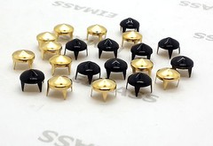 100 x Copper Studs Rivets, Leather Craft, Costumes, Bags, Belts, Shoes, 2188