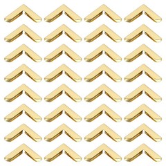 15mm Metal Book Corners, 100pcs Photo Corners Book Corners Protector Retro Me…