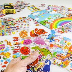 24 Sheets 500 + Stickers for Kids, Toddlers 2,3,4 Years Old, Teacher Reward Stic