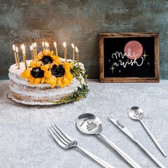 Happy 80th Birthday Spoon&Fork Gifts Engraved Cutlery Set Personalized Birthd…