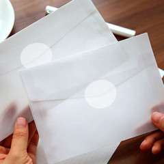 1000 Pcs Clear Retail Package Seals 1 Inch Round Circle Wafer Seal Sticker