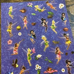 2 Sheets New Disney Fairies Tinkerbell Stickers