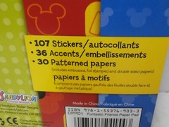 Disney Mickey Mouse More Than Just Paper Pack 150+ Pieces Stickers Kids activity
