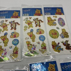 Disney Pooh Piglet Eyeore Stickers lot of 10 New