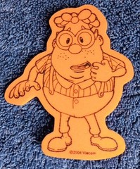 Jimmy Neutron Carl Wheezer Nickelodeon Sticker Foam Art 3D Puffy Scrapbook 5 pc