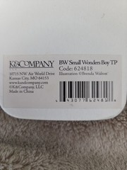 Vintage K&Company Brenda Walton Baby Boy Tag Pad Scrapbook 24 Assorted Tags OOP