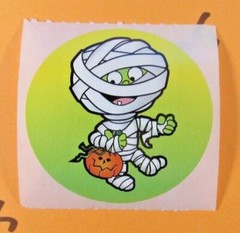 Halloween Monsters Stickers Set Of 6