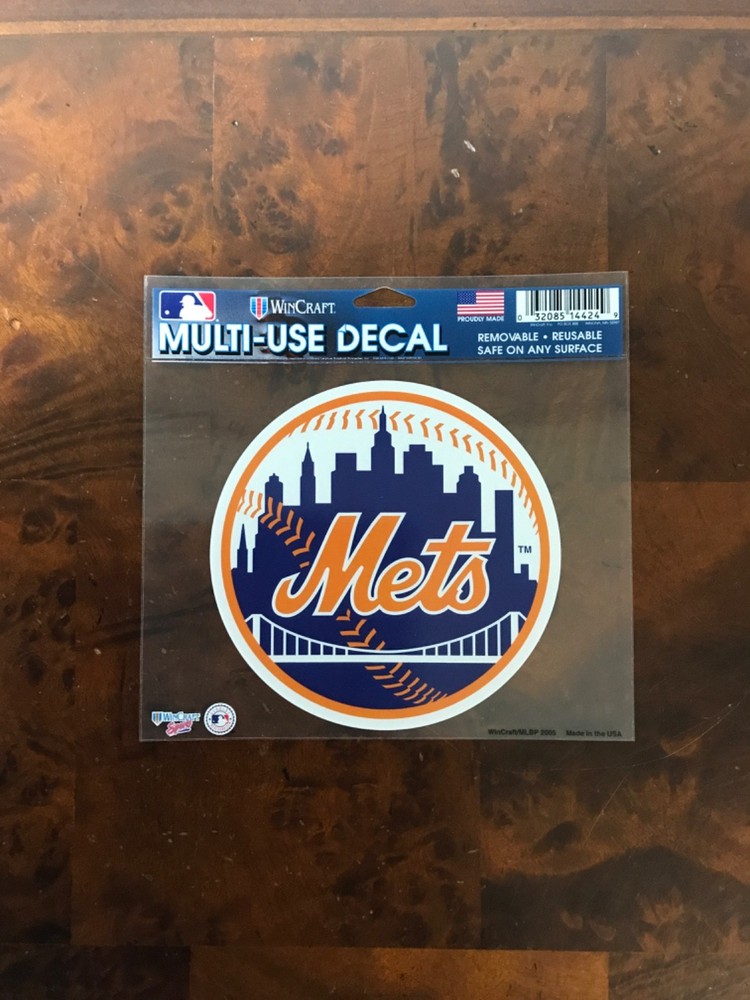 MLB Multi-Use Decal Reusable/Removable – WinCraft -NEW- NEW YORK METS