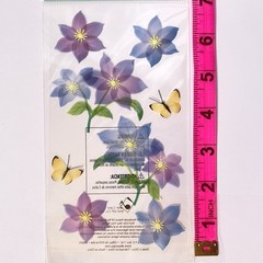 Jolee’s Purple Flowers Dimensional Stickers 8 pc Butterfly Floral Nature new