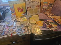 HUGE scrapbooking supplies lot free shipping