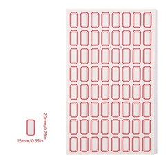 50 Sheets Adhesive Sticker Writeable Sticker Jams Label Sticker Household Labels