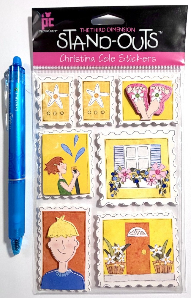 Flowers House Stickers Scrapbooking Card Making Craft Provo