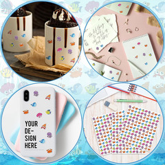 3000 Pcs Fish Stickers for Shark Ocean Sea Life DIY Decor