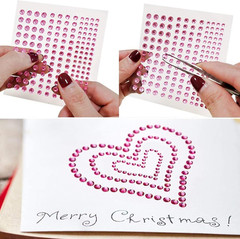 Rhinestone Stickers 2475 PCS, Self Adhesive Face Gems Stick on Body