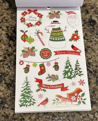 Hobby Lobby CHRISTMAS 2021 Sticker Book Holiday Winter Alphabet 872 Pieces