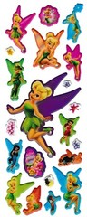 3D puffy Stickers TINKER BELL TINK Peter Pan Wendy Fairy Disney Barrie Princes