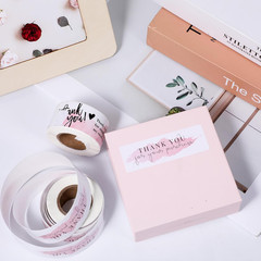 3 Rolls 1 X 3 Inch Thank You Sticker, Thank You Stickers Small Business, Pink De