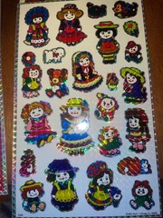 Vintage Mark 1 Large Sticker Sheets Unused Lot of 5 1983