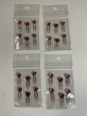Lot of 4 Pink Princess Paperclip stickers 24 pcs total Fast Fair Ship! LAST ONE!