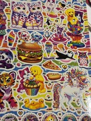 Lisa Frank Stickers over 1800 unused oh my! 2015