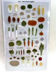 Suatelier Farm Fresh Veggies Stickers Junk Journal Collage Scrapbooking