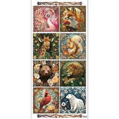 Violette Stickers – Animals – 1 Woodland Forest Animal Sticker Sheet – Crafts