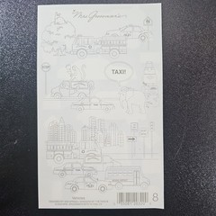 Mrs. Grossman’s Giant Stickers – Vehicles – Taxi, Bus, Firetruck –