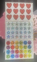 SmileMakers Prism Smiles Hearts Stars Strip Of 3 Mods 2×4 Inches Search
