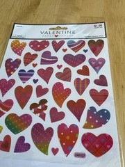 Valentine Paper Crafts Stickers Lot 3 Packs