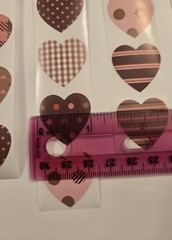 20 Valentine Stickers/Heart Stickers/ Valentines Day Stickers