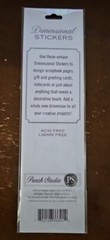 Punch Studios Dimensional Stickers, dimensional Christmas th