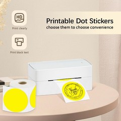 3 X 3 Inch Round Thermal Labels Circle Color Coding Labels Printable Waterpro…