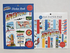 NEW Scrapbooking LOT of 5 + Bonus – Carta Bella Echo Park Sticker Book Paper Pad