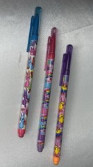 Vintage 90’s Lisa Frank Glitter Top EASTER PENS Set (3) Nostalgic Holiday Fun!