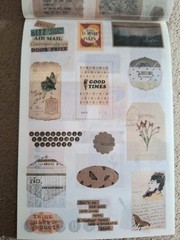 50 Pgs Vintage Series Washi Stickerbook 450+Stick 20 Pgs EPH Papers