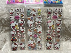 Retro Vintage Look Hello Kitty 3D Bubble Puffy Stickers 3 sets (#32)