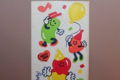 Vintage ’80s Sandylion The Sweeties Have a Party! Sticker Jelly Bean Ice Cream