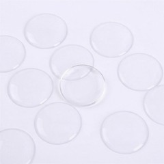 IGOGO Epoxy Resin Dome Stickers – Clear or Glitter 2 Inch,