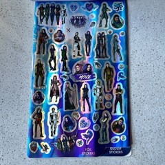 Disney Descendants 3 Sticker Book Kids 4 Sheets Of Puffy Glitter Foil & Glossy