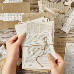 114 Pieces 2 Sets Junk Journal Pages Vintage Ephemera Pack Craft Paper Junk Jour